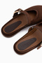 Cinzia Brown Suede Closed-Front Women's Slippers - 5
