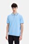 Blue Men's Regular Fit Knitwear Polo T-Shirt B35S40031 - 2