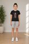 Busekids Girl's Printed Shorts 2-Piece Set |   4 Piece Casual Combination Set - 3