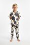 Boy's 100% Cotton and Shirt Style Pajama Set 2-13 Years 12687Is - 4