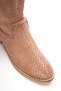 Women's Cowboy Style Laser Cut Summer Boots - 2