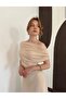 Women's Dress Asymmetrical Cut One Shoulder Draped Midi Length Dress - 6