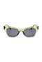 Non Polarized Sunglasses Crystal Green Frame Smoke Mirror Lens 50mm - P585GY1V - 2