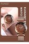 Womens Quartz Watch with Stainless Steel Mesh Strap Waterproof Casual Luminous Analog Wristwatch Fashion Dress Watch