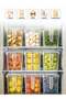 5 Pcs/Set Durable Food Storage - Pantry Organizer with Lids - Kitchen Containers - 4