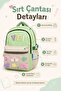 Green Tr4 3-Piece Primary School Bag Set Girls' Backpack + Foil-Lined Lunch Bag + - 3