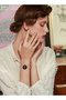 Women's Digital Touch Screen Watch LED Display Round Dial Rhinestones Decorated Bezel Waterproof Luminous Stainless Steel Strap Wristwatch Calendar Display Gold - 8