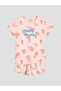 Esvab • Modern & Distinctive Zero Roba Collar Girls' Shorts Pajama Set