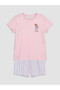 Esvab • Modern & Distinctive Zero Roba Collar Girls' Shorts Pajama Set - 2