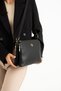 Viatox Vs 1329 Women's Faux Leather Shoulder Bag with Adjustable Crossbody Strap and Metal Zipper Black