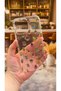 iPhone 15 Pro Max Compatible Cactus Patterned Transparent Shock Absorbing Clear Case with Camera Protection