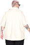 Mode XL Large Size Shirt with Lapel Collar and Short Sleeves U26385 Beige - 5