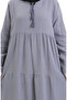 Muslin Dress 6050-04 Gray - 5