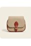 Women's Crossbody Bag with Flap and Zipper, Multi-Compartment Shoulder Bag - 2