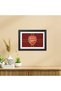 Alayra Arsenal Football Club 3D Leather Textured Logo Poster Framed Painting with Black Frame (12 - 5