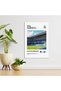 Alayra Real Madrid Poster White Football Club Logo Wall Poster with Thick Premium Canvas - 5