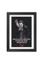 Alayra Joker Quotes Poster Comics Photo Framed Painting With Black Wooden Texture (12inches