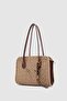 Giorno Charmlı Straw Shoulder Bag Brown - 2