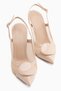 Polina Beige Buckle Detailed Women's Heeled Shoes - 5