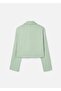 Girl's Chiffon Short Blazer Jacket Green 6403 - 5