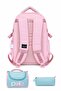 Korean Model Primary School School Bag Set of 3 Waterproof Backpack Lunch Bag Pencil Case - 3