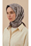 Mi̇reya 120*120 cm Cotton Scarf - Brown / Lila - 5