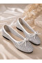 Elegant Stone Detailed Women's Ballerinas - 3