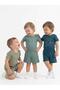 3-Piece 100% Cotton Short Sleeve Baby Bodysuit and Shorts Set - 2