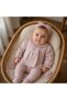 100% Cotton Newborn Baby Girl 0-3 Months with Lace, Bandana; Hospital Release