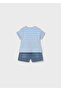 Baby Boy Striped T-Shirt Shorts Set 1284 - 2