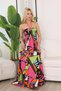 Halter Neck Detailed Dress with Chest Pads - 6