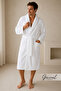 White |   Cotton Unisex Bathrobe |   Hotel Bathrobe |   Men's Towel Bathrobe |   Women's Towel Bathrobe |   Sauna Bathrobe |   Robe - 3