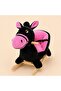 Rocking, Riding and Jumping Plush Horse Figure Toy (100% Solid Balance Toy) - 2