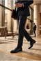 2871 Men's Black Classic Loafer Shoes - Stylish Casual Special Occasion Men's Classic Wedding Shoes - 4