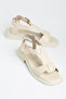 Women's Buckle T-Strap Casual Sandals - 4