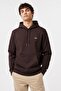 Men's Classic Hoodie Sweatshirt Men's Adjustable Hooded Organic Cotton Sweatshirt Coffee - 3