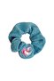 Hello Kitty Glitter Fabric Two Hair Crunchies With Heart Pvc Charms - 5