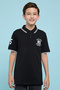 Print Detail Polo T-Shirt with Short Sleeves