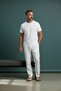Men's Linen Cotton Relaxed Fit Elastic Waist Lace-Up Lightweight Summer Trousers - 4