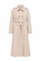 Women's Long Trench Coat Relaxed Fit Premium Line Detailed Belted Stylish Unlined - 5