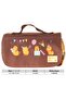 Boys' Party Printed Stylish Pencil Bag with Carrying Strap (Brown) - C4070 - 4