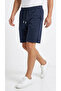 Men's Relaxed Fit Summer Basic Shorts with Side Pockets Above the Knee - 4