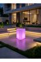 ستاند مثلث مودرن طولي صغير LED للإضاءة الأرضية بتصميم عمودي هندسي للأركان والمساحات الصغيرة - 3