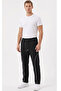 Men's Baggy Front Piping Detailed 4-Season Comfortable Fit Wide-Leg Sweatpants - 3