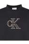 Ss 16S Elevated Monologo Tee Ck Logo Printed Short Sleeve Crew Neck T-Shirt Black - 5