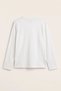 Women's Long Sleeve T-Shirt Honey Call Printed White – Stretchy Fabric, Comfortable Fit, Crew Neck - 2