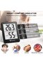 Digital Room Indoor Thermometer, Mini Humidity Meter, Hygrometer with Icons, 5s Refresh (Black) - 3