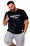 Large Size Cotton Comfortable Fit Daily Use Crew Neck Men's T-Shirt