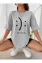 You Decide Printed Women / Girls Oversize Salas T-Shirt Boyfriend - 2