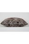 Brown Leaf Pattern Decorative Throw Pillow Cover Tropical Modern Design - 4